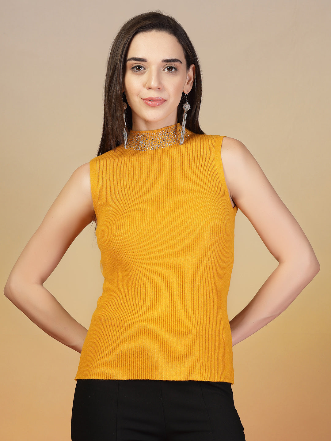 Ribbed Sweater Vest